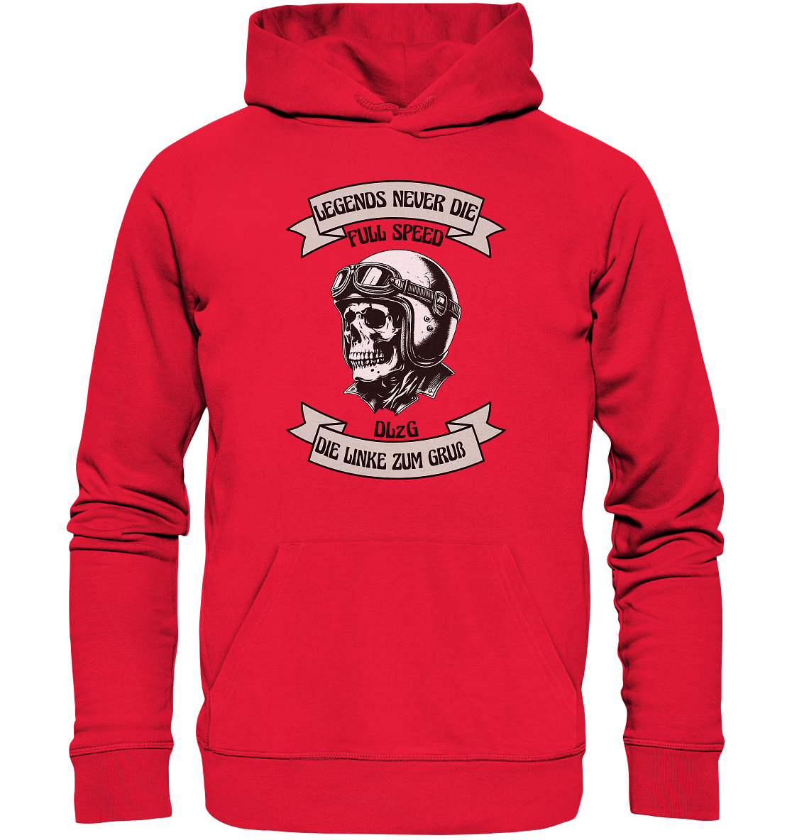 Die Linke zum Gruss - DLzG Full Speed - Premium Unisex Hoodie