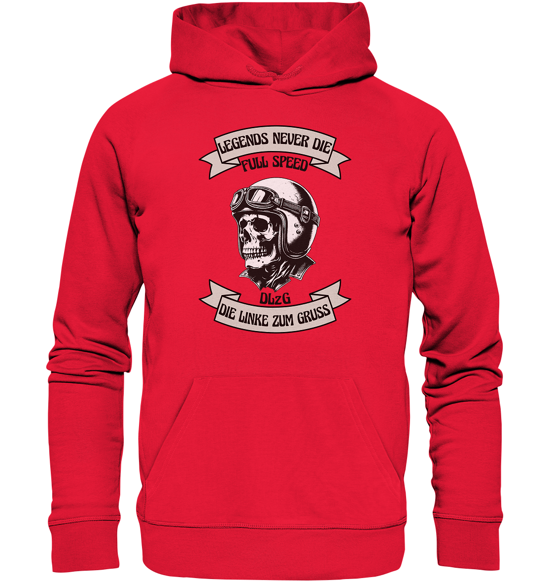 Die Linke zum Gruss - DLzG Full Speed - Premium Unisex Hoodie