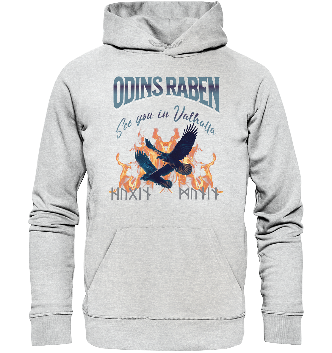 Raben Odins mystisch - Premium Unisex Hoodie