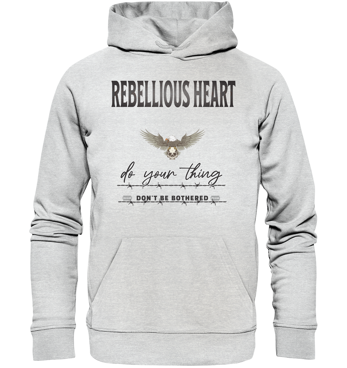 Rebellisches Herz Streetwear - Premium Unisex Hoodie