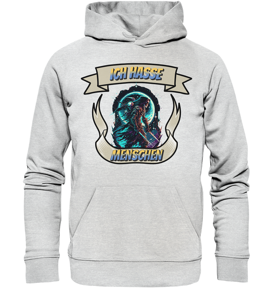 Reaper - Ich hasse Menschen Streetwear - Premium Unisex Hoodie