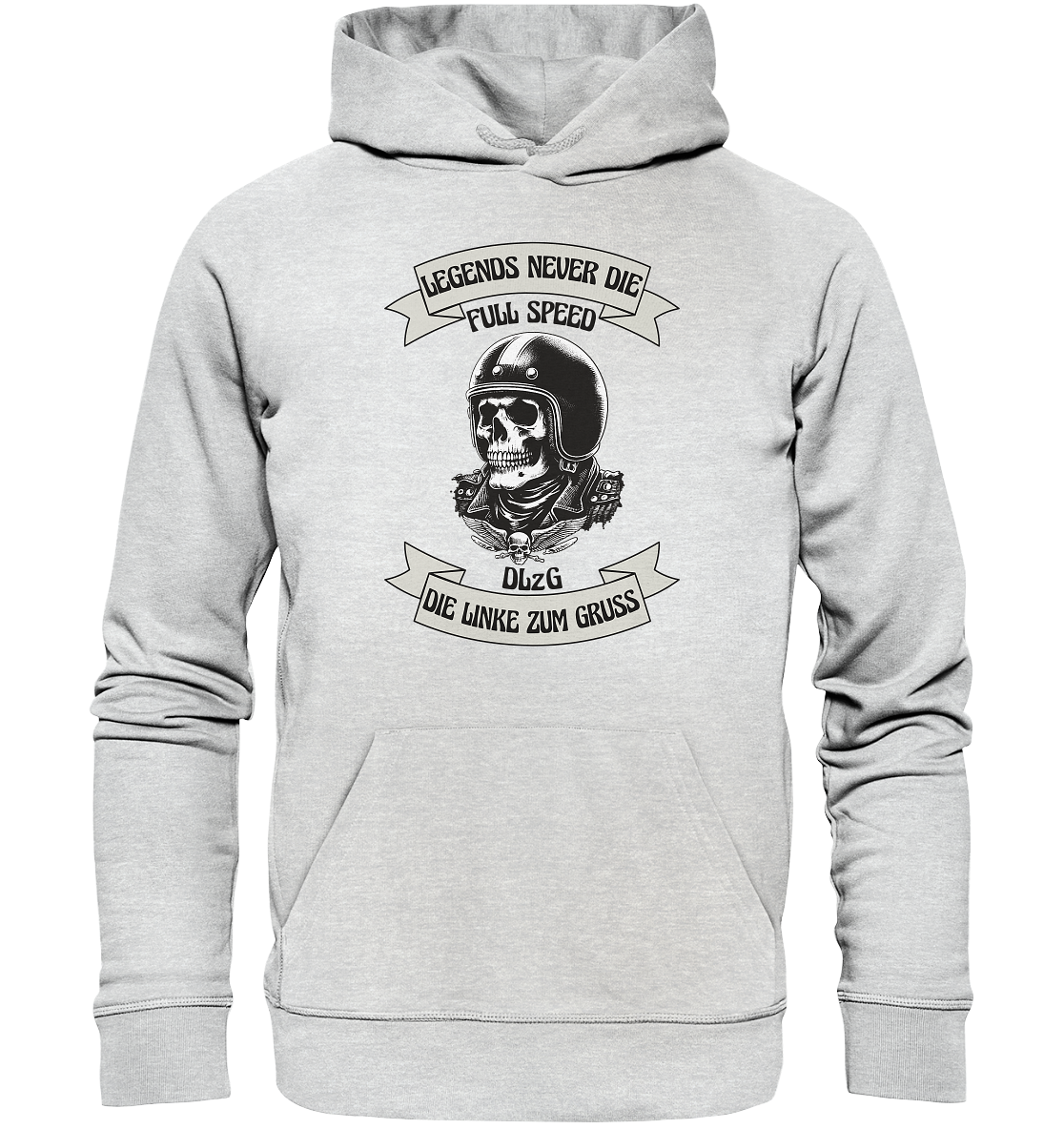 DLzG - Legends never Die - Premium Unisex Hoodie