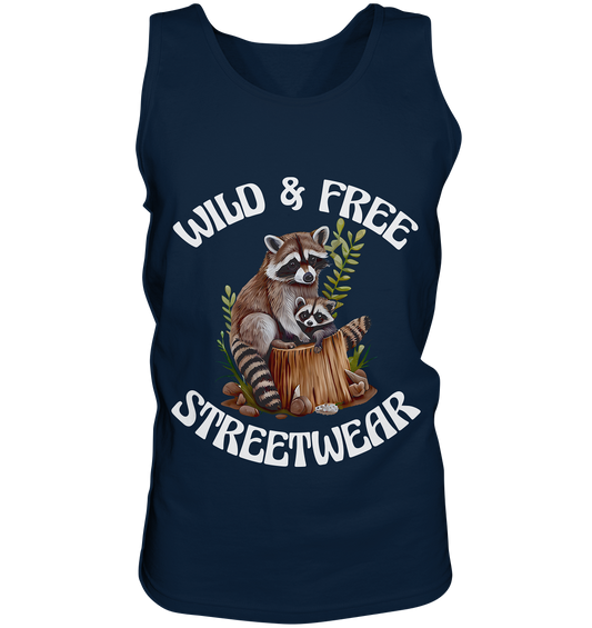 WILD & FREE NO 16 RACOON FAMILY  - STREETWEAR - STATEMENT  - Tank-Top