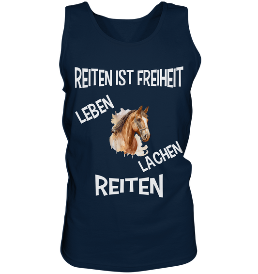 REITEN IST FREIHEIT - STREETWEAR FÜR REITER UND PFERDELIEBHABER - Tank-Top