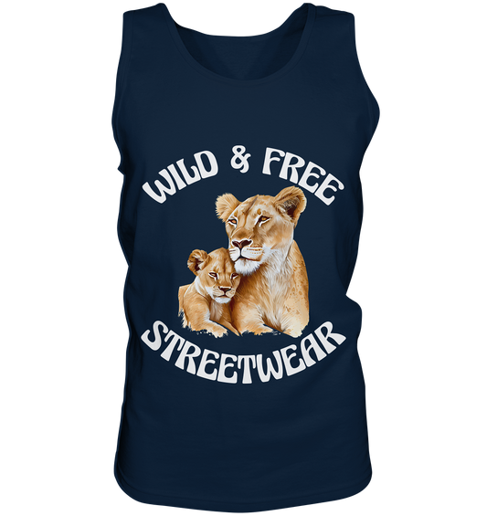 WILD & FREE NO 11 LION FAMILY  - STREETWEAR - STATEMENT   - Tank-Top