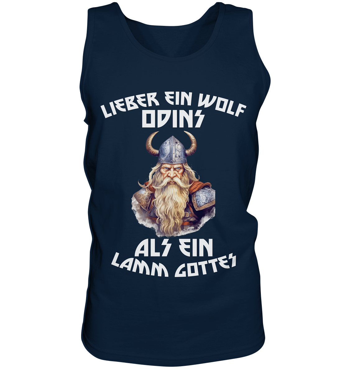 LIEBER EIN WOLF ODINS NO 1  - STREETWEAR - STATEMENT   - Tank-Top