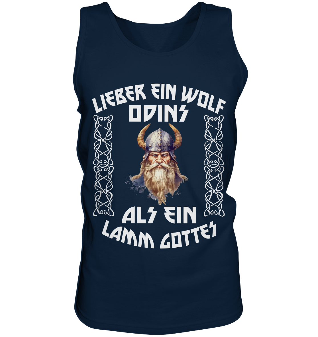 LIEBER EIN WOLF ODINS NO 4  - STREETWEAR - STATEMENT   - Tank-Top