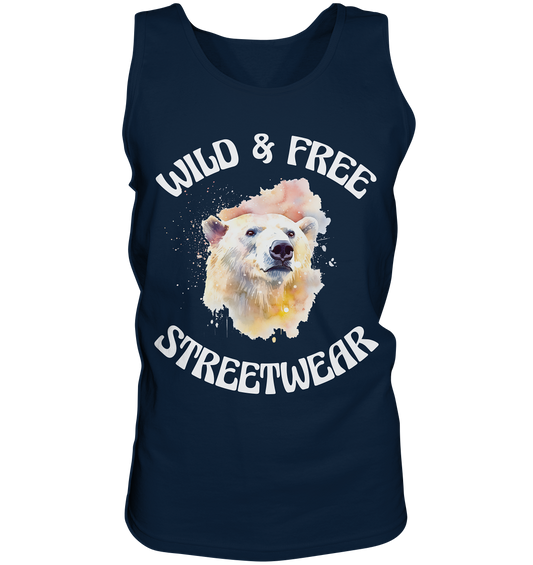 WILD & FREE NO 6 POLAR BEAR - STREETWEAR - STATEMENT - Tank-Top