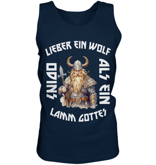 LIEBER EIN WOLF ODINS NO 3  - STREETWEAR - STATEMENT     - Tank-Top