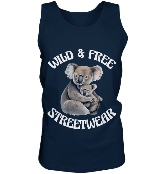 WILD & FREE NO 13 KOALA FAMILY  - STREETWEAR - STATEMENT    - Tank-Top