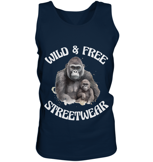 WILD & FREE NO 15 GORILLA FAMILY  - STREETWEAR - STATEMENT  - Tank-Top