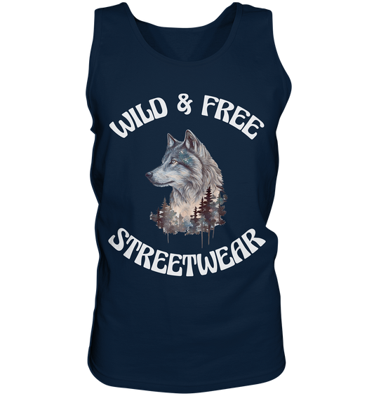 WILD & FREE NO 3 WOLF STREETWEAR - STATEMENT - Tank-Top