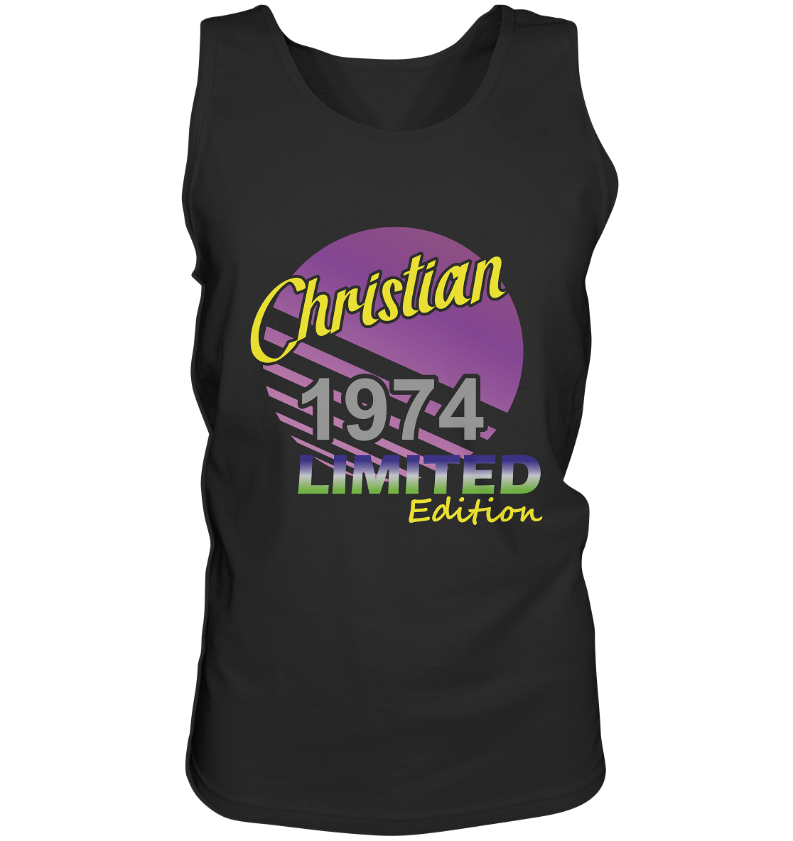 Christian Limited Edition 1974 Geburtstag Jahrgang 1974 Männer   - Tank-Top