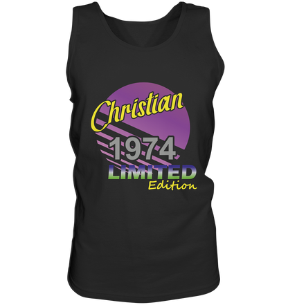 Christian Limited Edition 1974 Geburtstag Jahrgang 1974 Männer   - Tank-Top