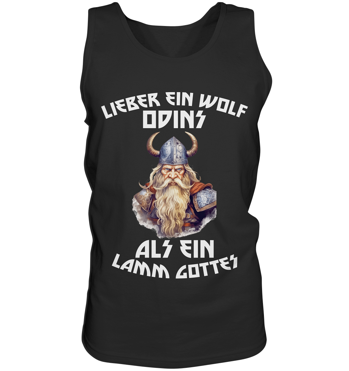 LIEBER EIN WOLF ODINS NO 1  - STREETWEAR - STATEMENT   - Tank-Top