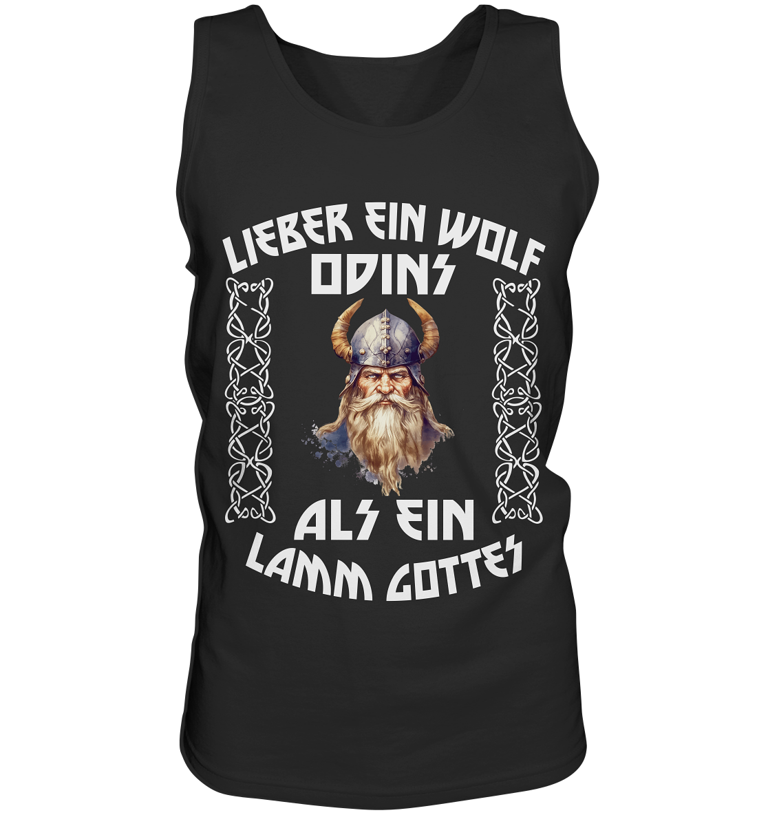 LIEBER EIN WOLF ODINS NO 4  - STREETWEAR - STATEMENT   - Tank-Top