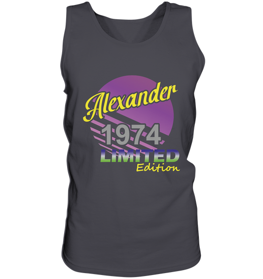 Alexander Limited Edition 1974 Geburtstag Jahrgang 1974 Männer  - Tank-Top