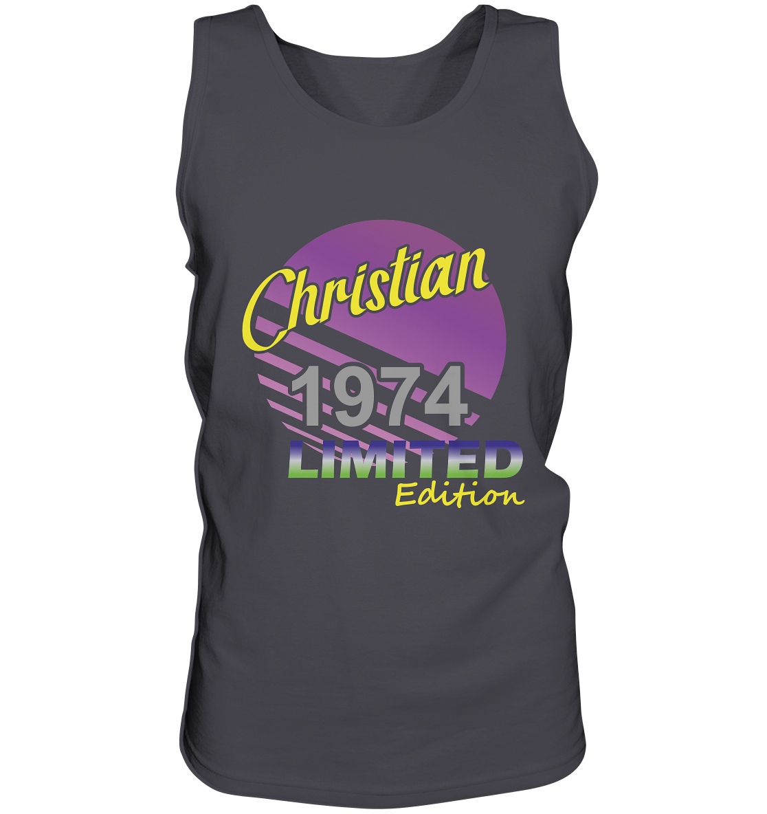 Christian Limited Edition 1974 Geburtstag Jahrgang 1974 Männer   - Tank-Top