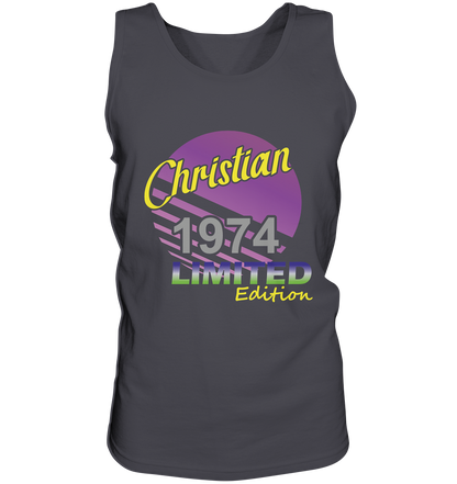 Christian Limited Edition 1974 Geburtstag Jahrgang 1974 Männer   - Tank-Top