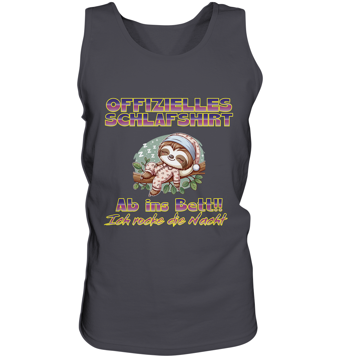 Schlafshirt - Ich rocke die Nacht - Tank-Top