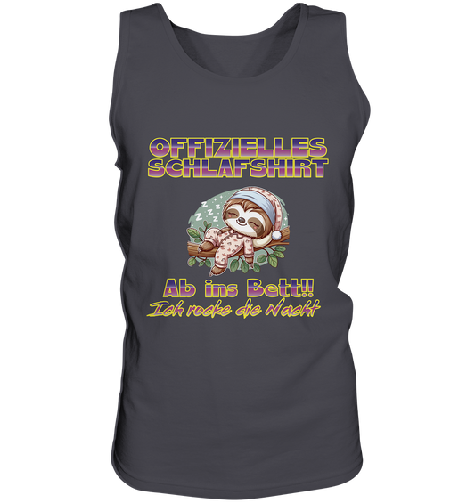 Schlafshirt - Ich rocke die Nacht - Tank-Top