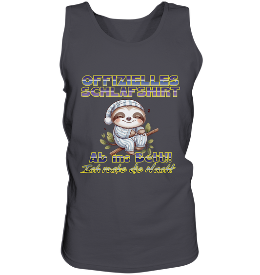 Schlafshirt mit Faultier - Tank-Top