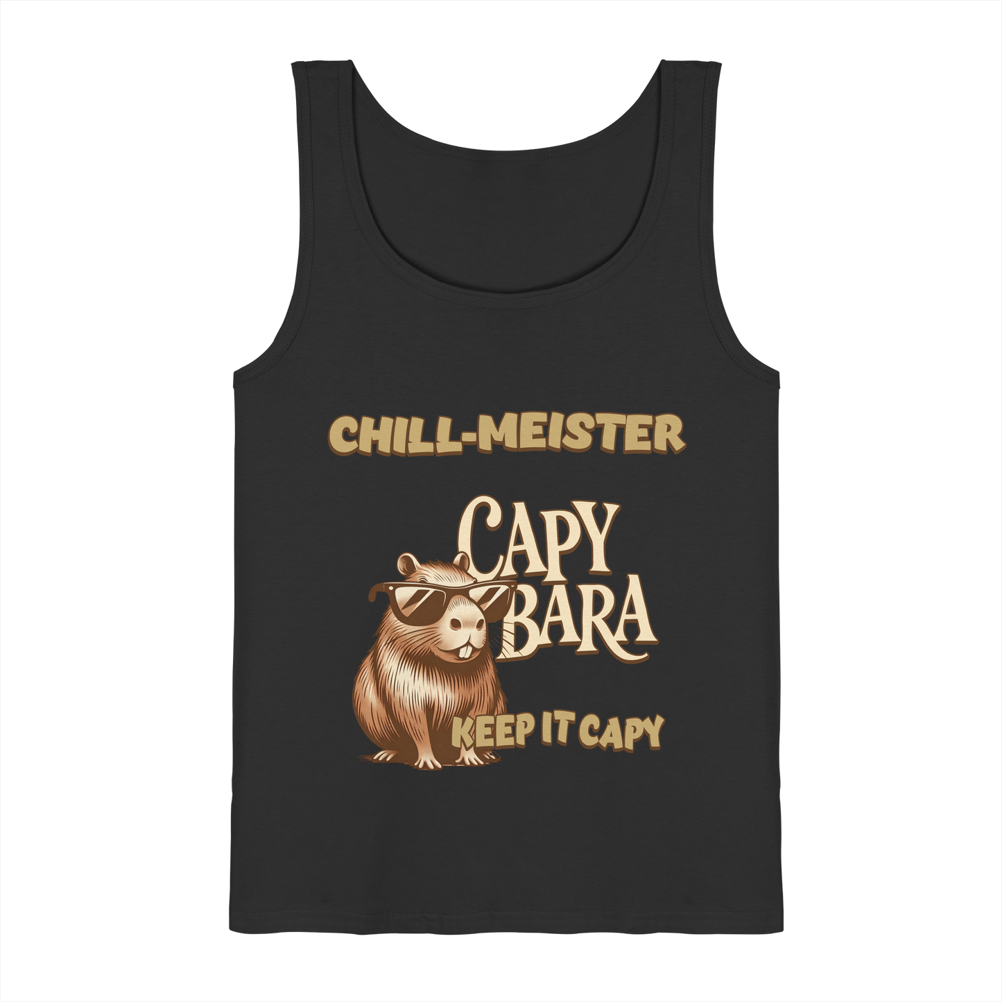 Chill-Meister Capybara – Keep it Capy (Bio & Premium) - Tank-Top