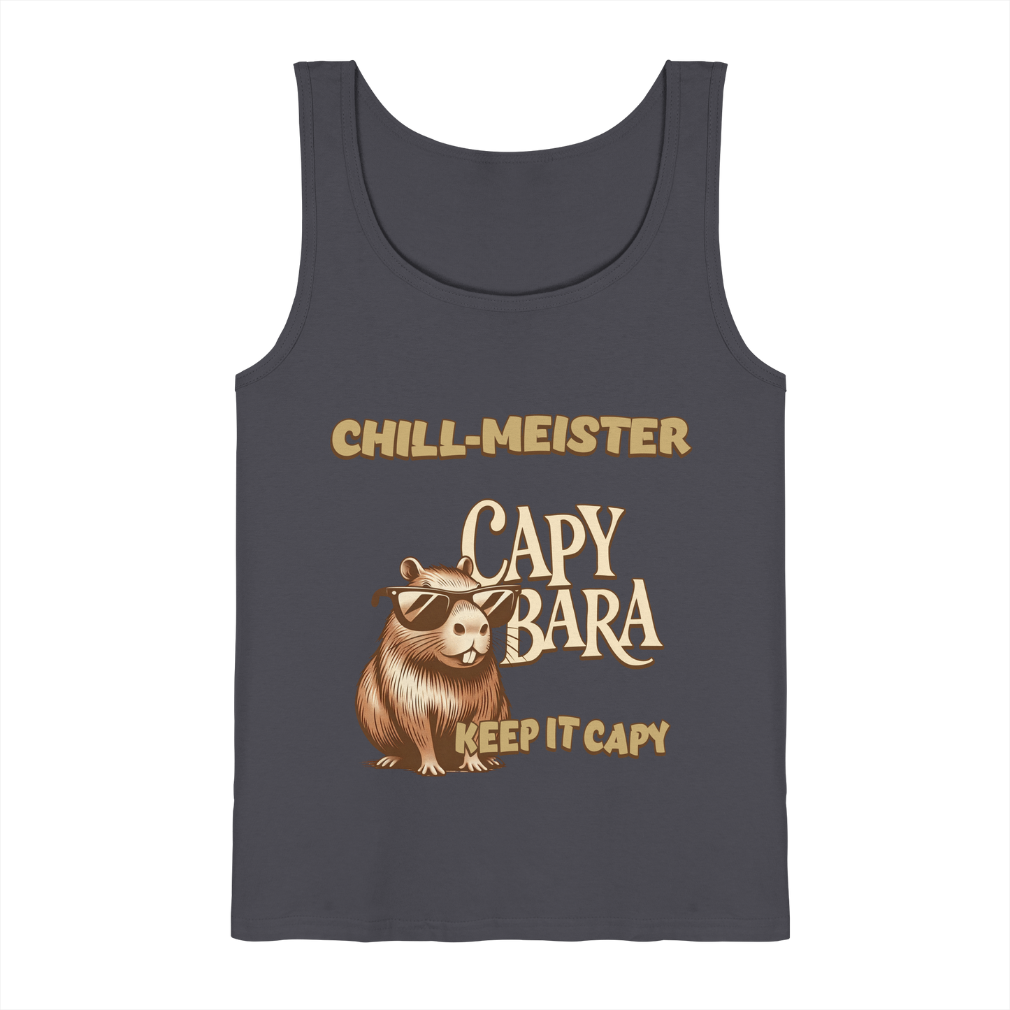 Chill-Meister Capybara – Keep it Capy (Bio & Premium) - Tank-Top