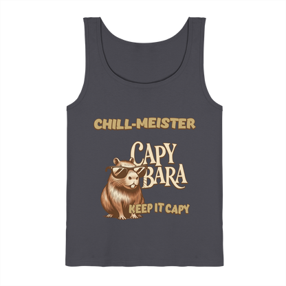 Chill-Meister Capybara – Keep it Capy (Bio & Premium) - Tank-Top