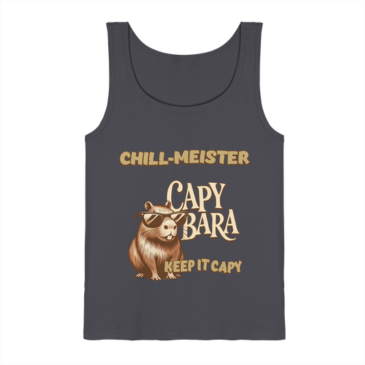 Chill-Meister Capybara – Keep it Capy (Bio & Premium) - Tank-Top