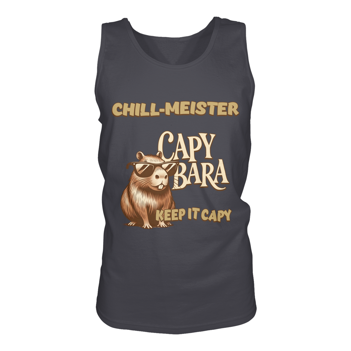 Chill-Meister Capybara – Keep it Capy (Bio & Premium) - Tank-Top