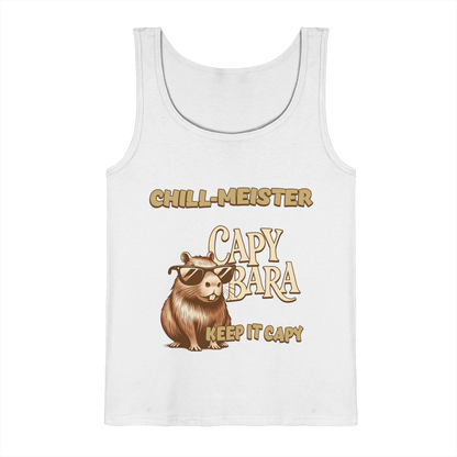 Chill-Meister Capybara – Keep it Capy (Bio & Premium) - Tank-Top