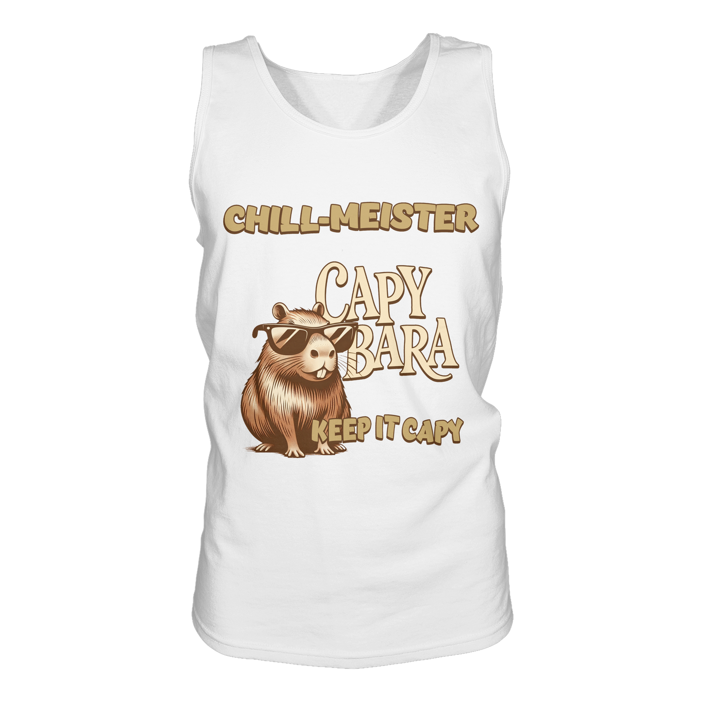 Chill-Meister Capybara – Keep it Capy (Bio & Premium) - Tank-Top