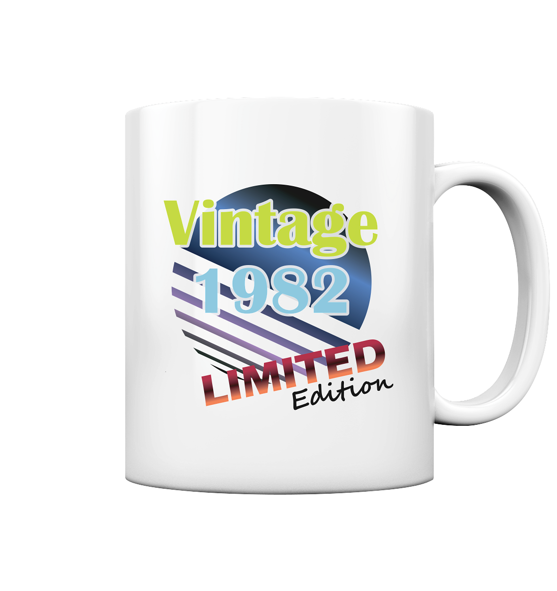 Jahrgang 1982- Tassen Limited Edition - Vintage - Tasse glossy