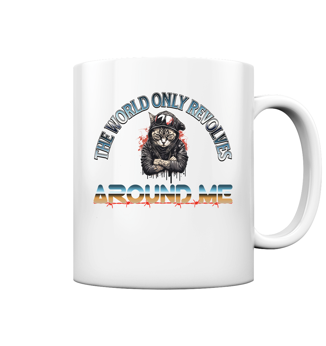 Around Me - Im Mittelpunkt - Tasse glossy