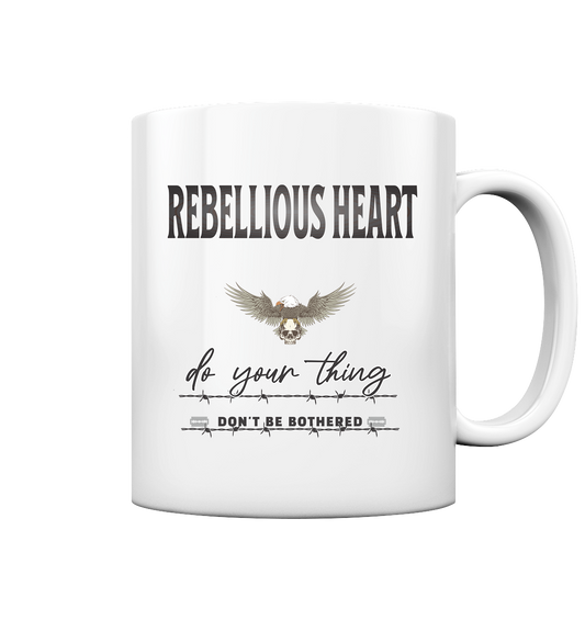 Rebellisches Herz Streetwear - Tasse glossy