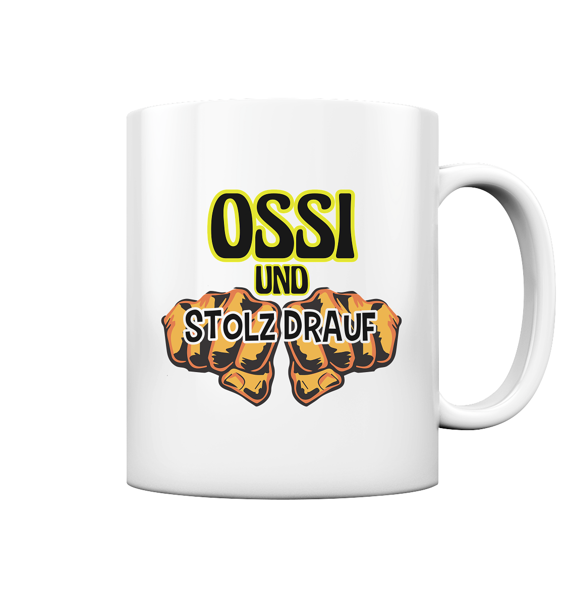 Ossi und stolz drauf - Tasse glossy