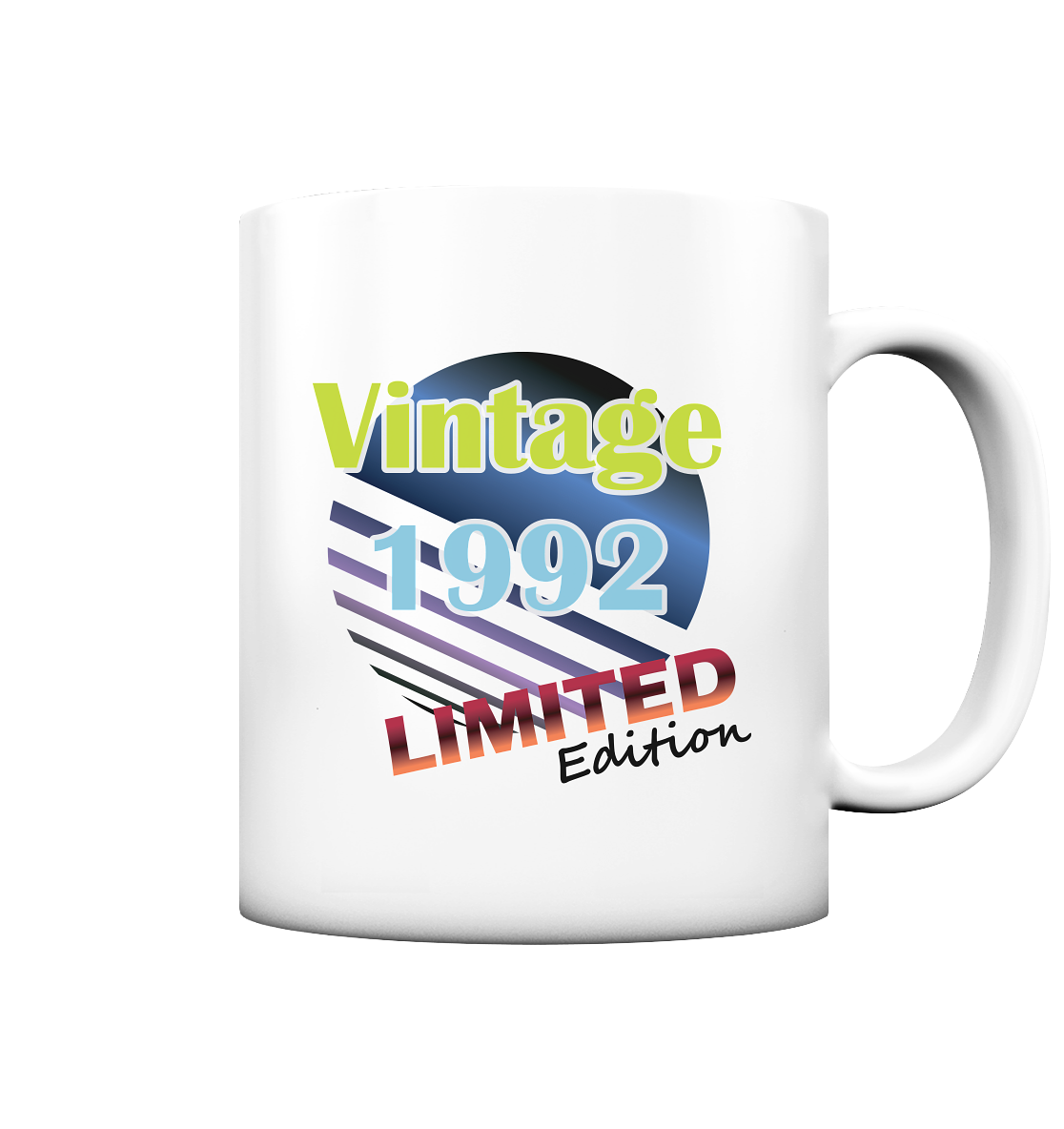 Jahrgang 1992- Tassen Limited Edition - Vintage      - Tasse matt