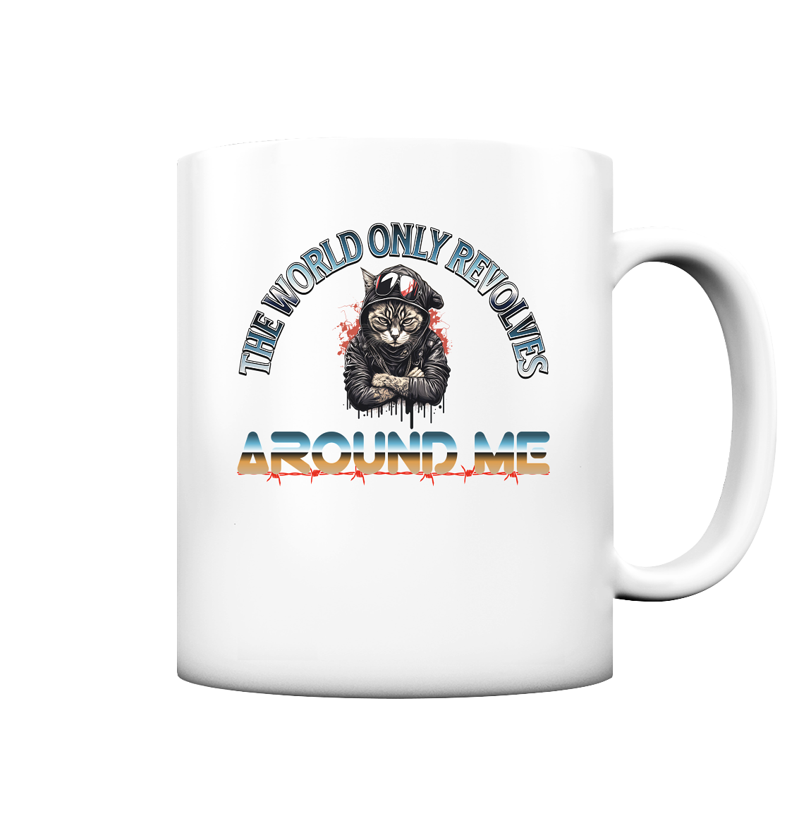 Around Me - Im Mittelpunkt - Tasse matt