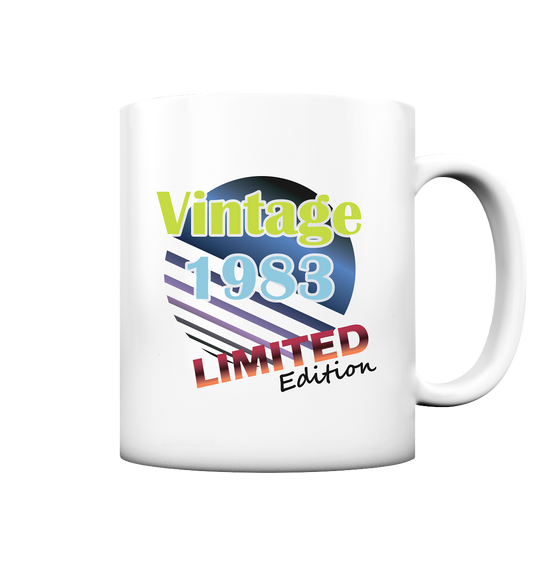 Jahrgang 1983- Tassen Limited Edition - Vintage    - Tasse matt