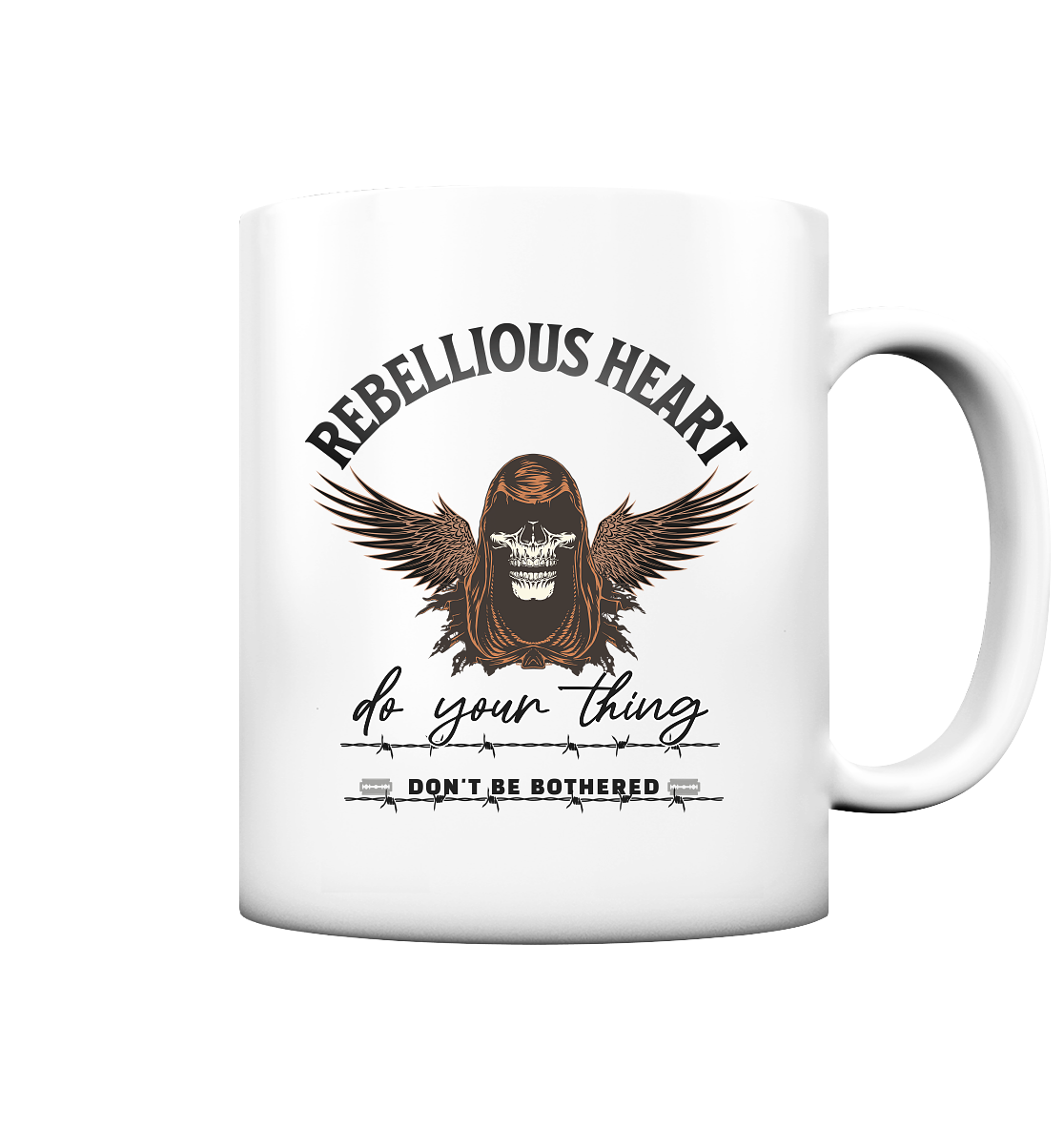 Rebellisches Herz III - Tasse matt