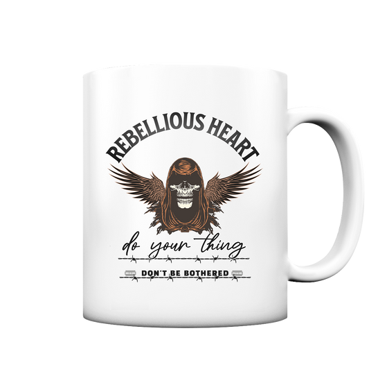 Rebellisches Herz III - Tasse matt