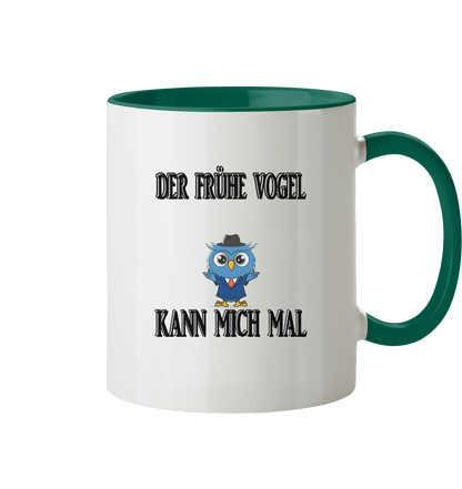 DER FRÜHE VOGEL KANN MICH MAL NO 2 - Tasse zweifarbig