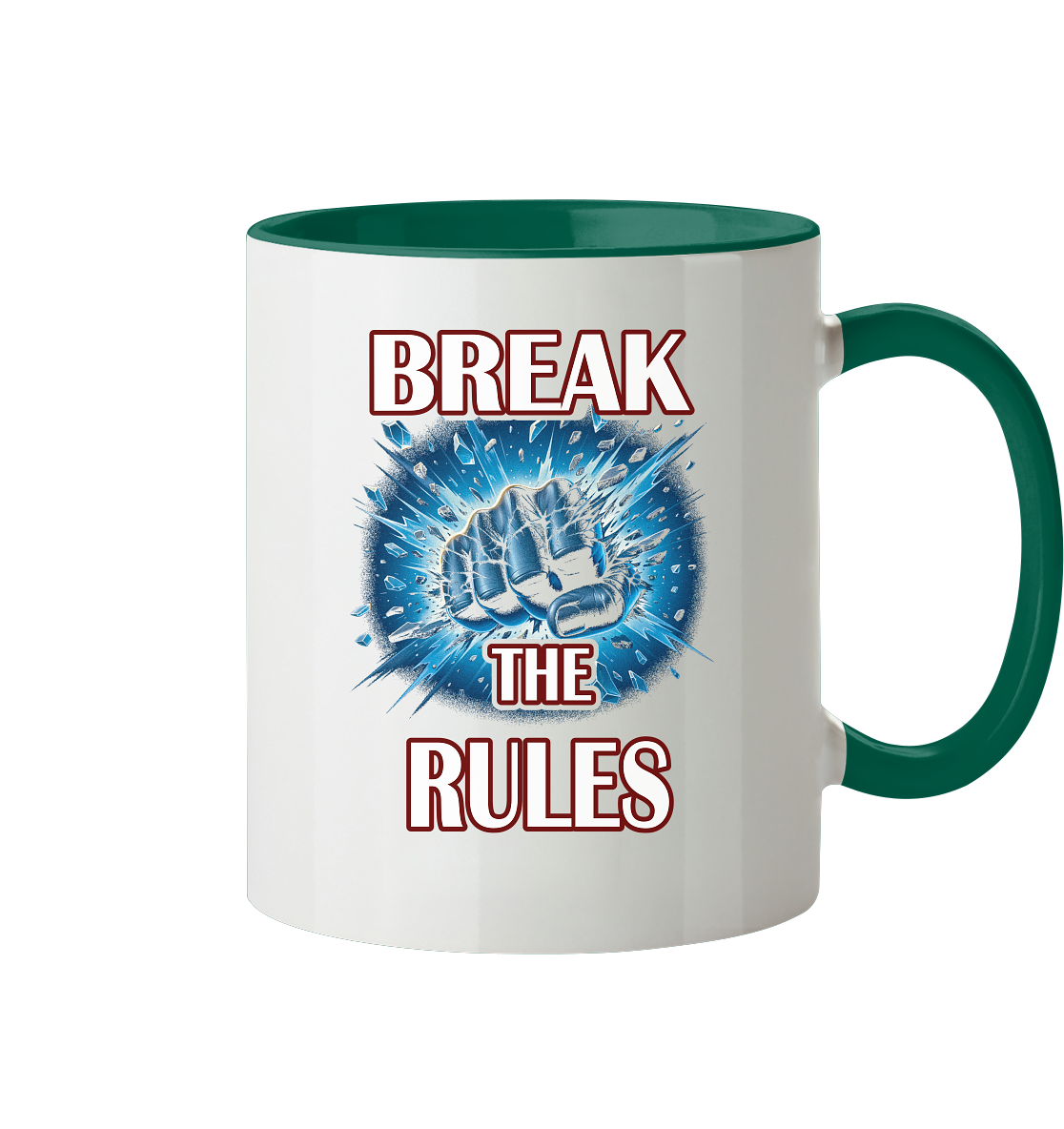 Break the Rules - Tasse zweifarbig