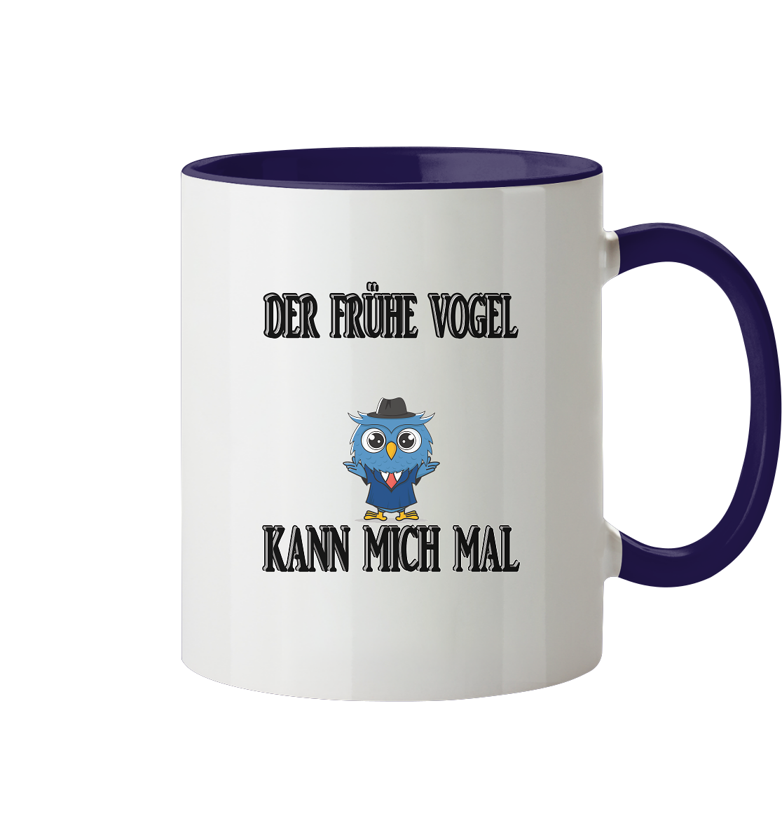 DER FRÜHE VOGEL KANN MICH MAL NO 2 - Tasse zweifarbig