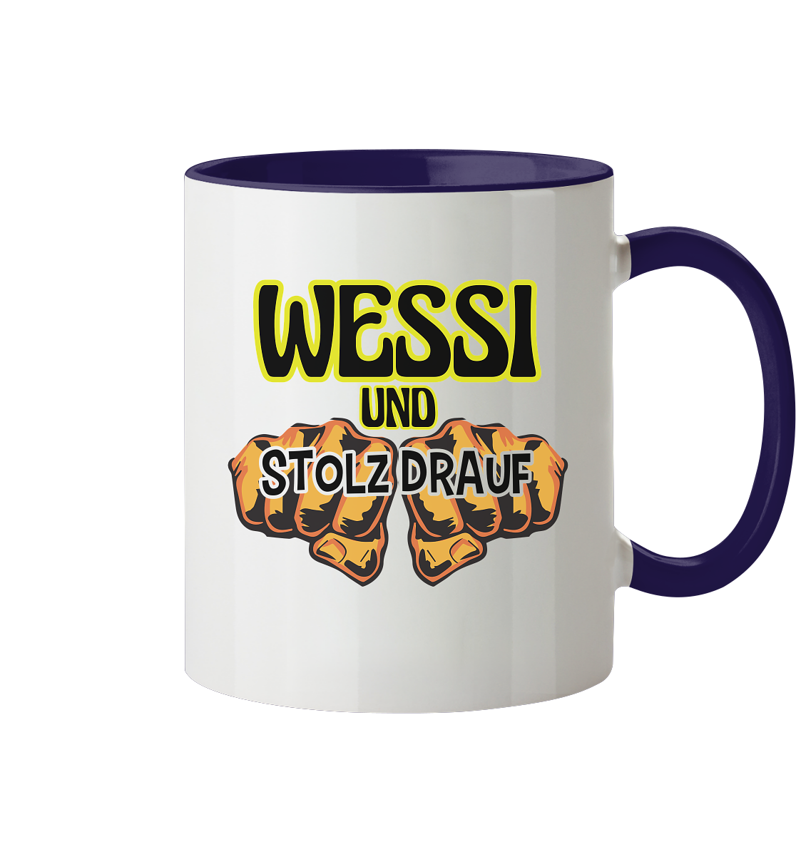 Wessi - Tasse zweifarbig