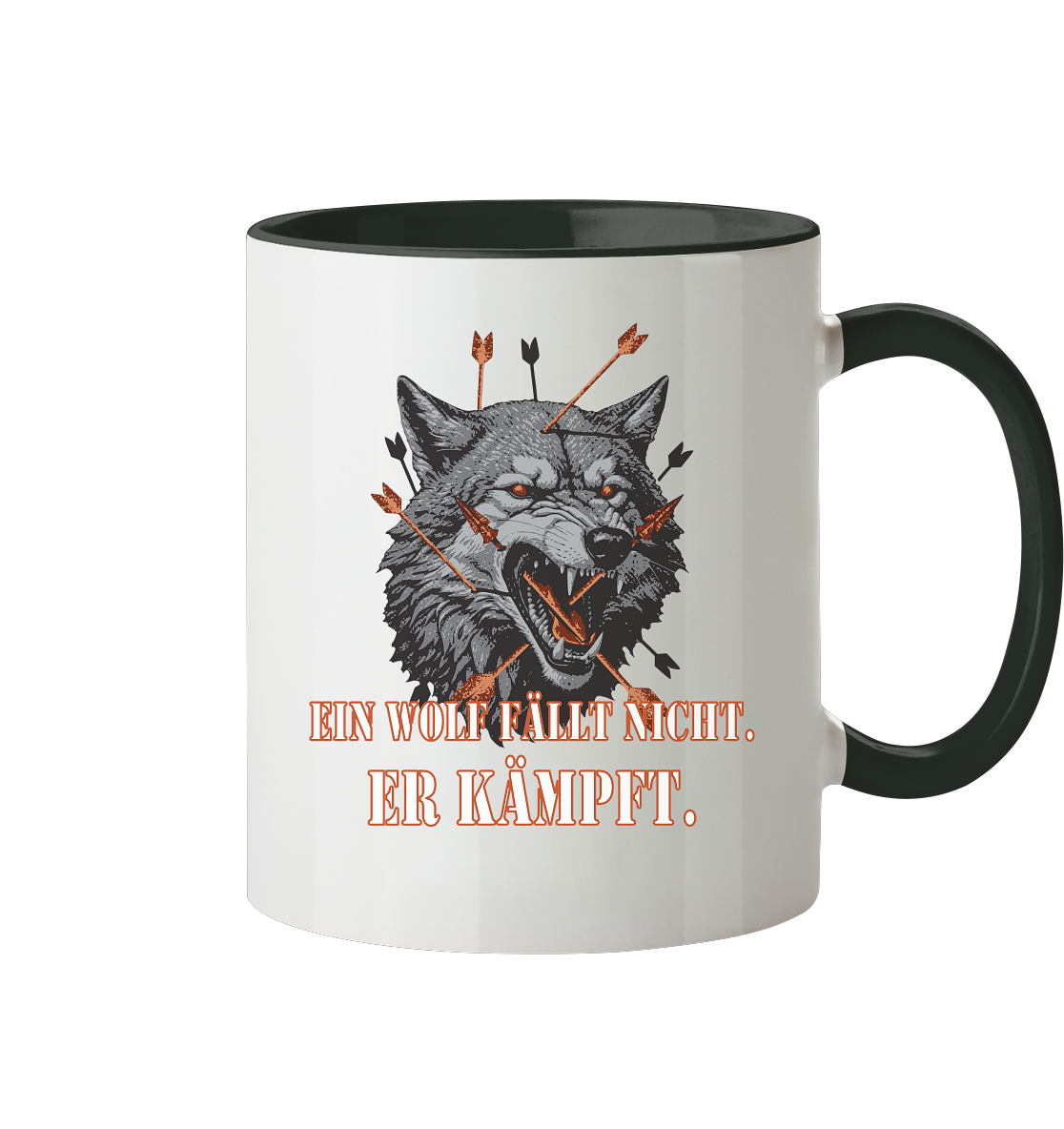 The Unbroken Wolf - Tasse zweifarbig