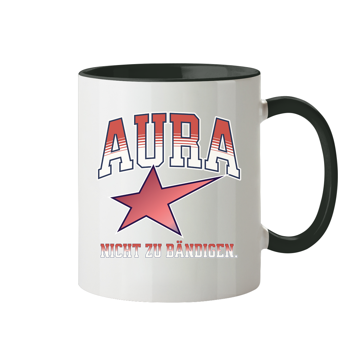 AURA – Nicht zu bändigen - Tasse zweifarbig