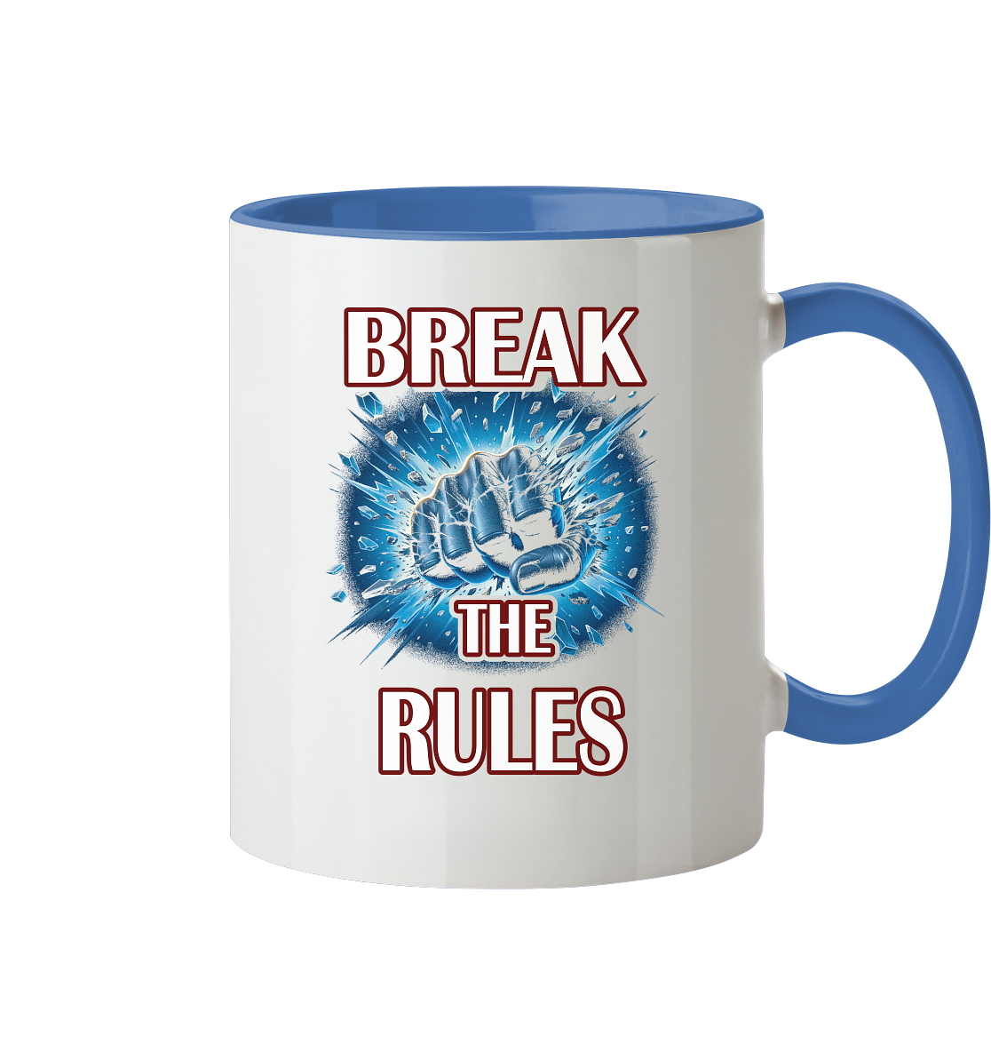 Break the Rules - Tasse zweifarbig