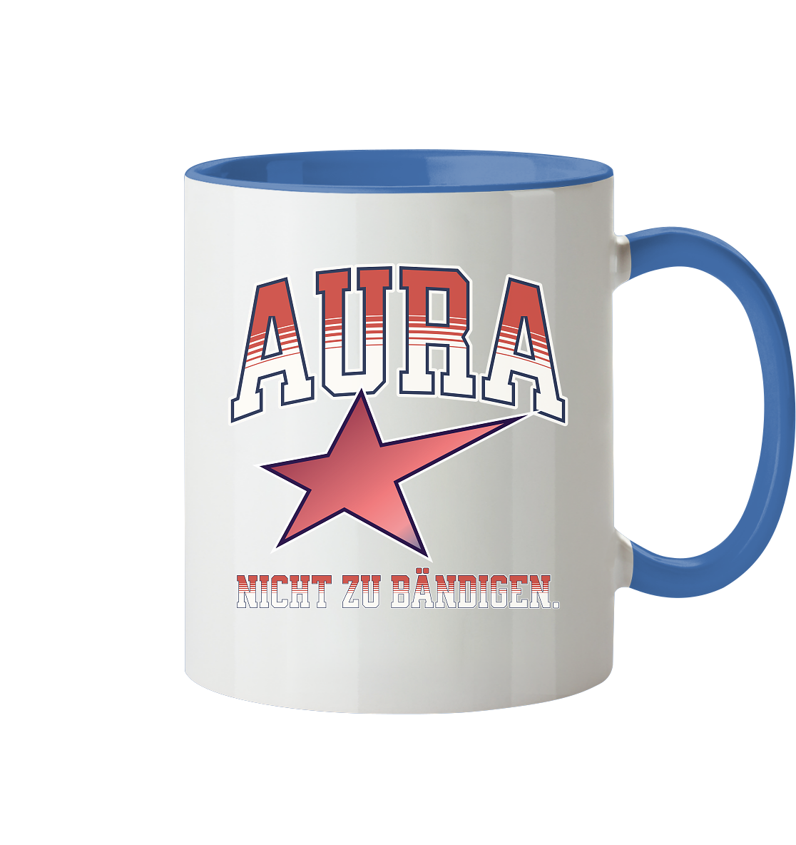 AURA – Nicht zu bändigen - Tasse zweifarbig